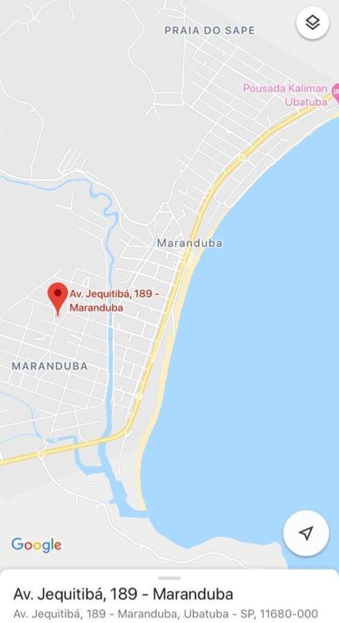 Cantinho Com Churrasqueira Ubatuba Eksteriør billede